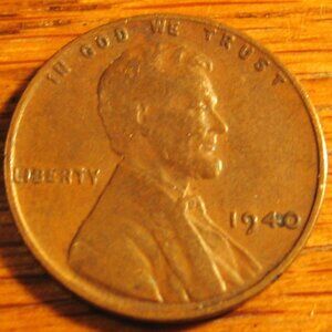 1940 P WHEAT PENNY